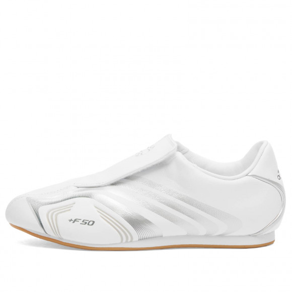 Women's Adidas Taekswondo F50 Sneakers in White/Silver Met./Iron Met. | Size: UK 9.5 | Rubber/Synthetic | END Clothing - shopify_US_11100111765842
