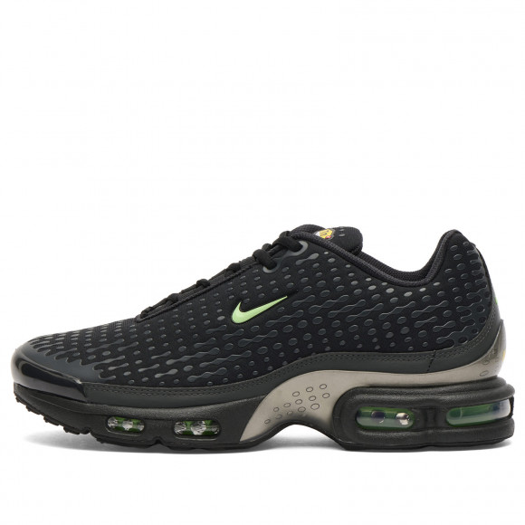 Men's Nike Air Max Plus Vii Sneakers in Black/Illusion Green/Dark Smoke Grey | Size: UK 8.5 | Mesh/Rubber/Leather | END Clothing - shopify_US_11100112486738