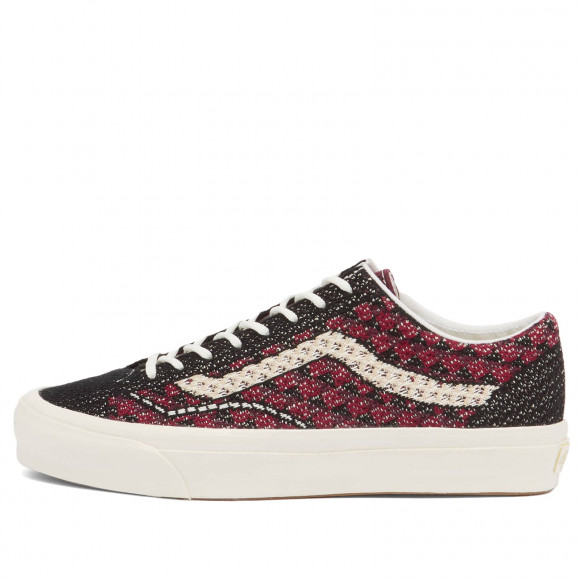 Vans Lx Old Skool 36 Ek Sneakers in Geo Check Bordeaux | Size: UK 10.5 | Rubber/Foam/Leather | END Clothing - shopify_US_11100113076562