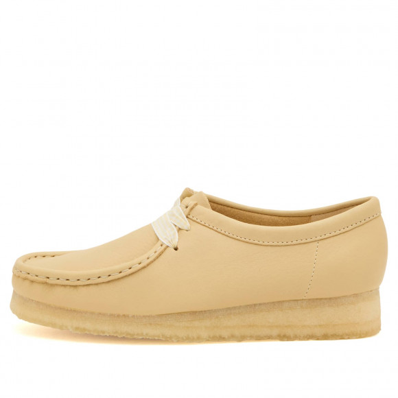 Women's Clarks Originals Leather Wallabee Boot in Pale Yellow Lea | Size: UK 7 | Leather/Rubber | END Clothing - shopify_US_11100114387282