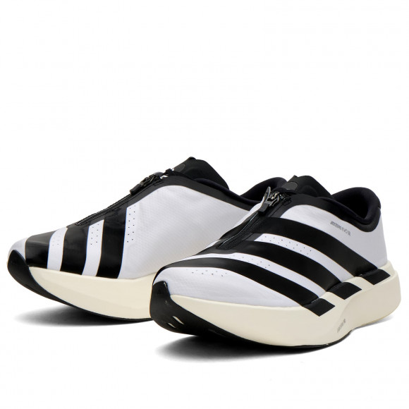 Men's Adidas Evo Sl Zip Sneakers in Ftwr White/Core Black/Silver | Size: UK 10 | Rubber/Synthetic | END Clothing - shopify_US_11100115370322