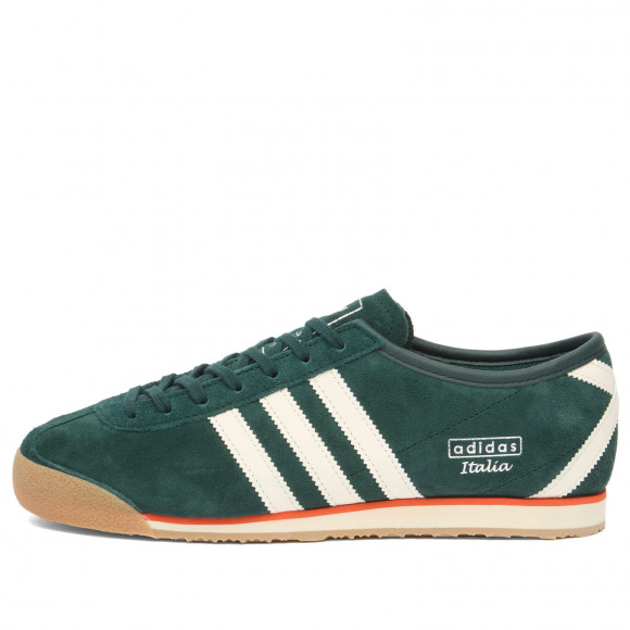 Women's Adidas Italia 70S W Sneakers in Aurora Ivy/Cream White/Silver | Size: UK 4.5 | Suede/Rubber/Leather | END Clothing - shopify_US_11100116255058