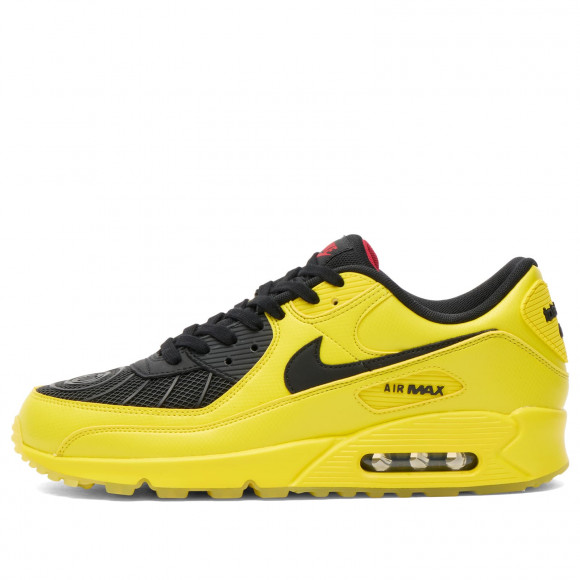 Men's Nike Air Max 90 Sneakers in Zest/Black/Red | Size: UK 11 | Rubber/Synthetic | END Clothing - shopify_US_11100116549970