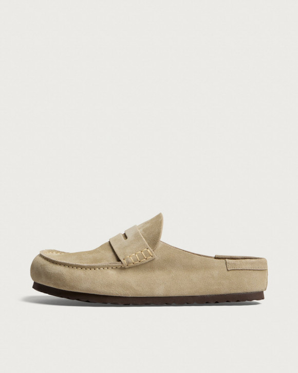 Birkenstock Naples Wrapped Shoes in Taupe Suede | Size: UK 7 | Suede/Eva | END Clothing - shopify_US_11100116615506