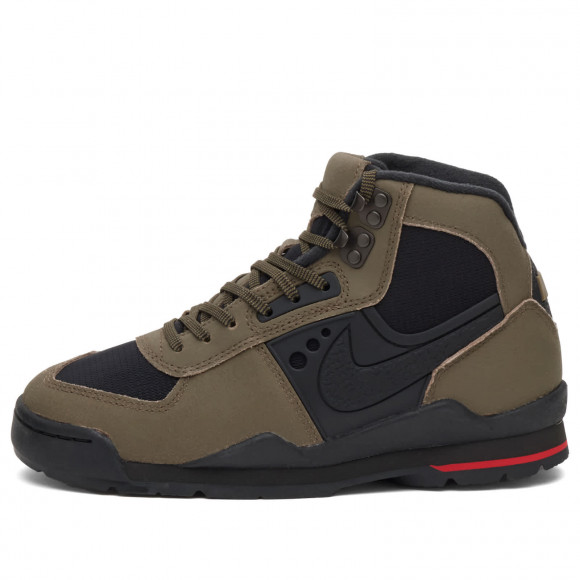 Nike Bltro Qs Sneakers in Khaki/Black/Red | Size: UK 9.5 | Leather/Mesh/Rubber | END Clothing - shopify_US_11100117074258