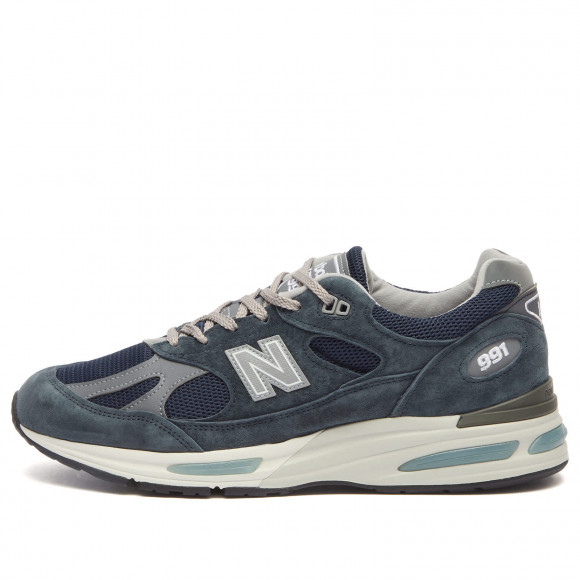 New Balance U991Nv2 - Made In Uk Shoes in Dark Navy | Size: UK 12.5 | Suede/Mesh/Rubber | END Clothing - shopify_US_11100117336402