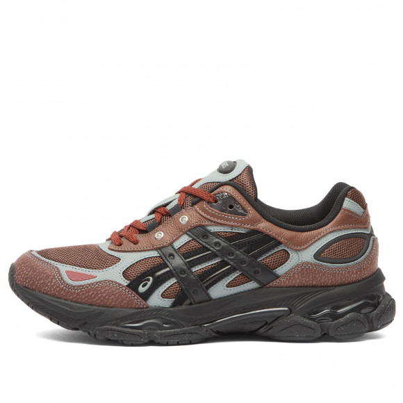 Men's Asics Gel-Nyc 2.0 Sshs Sneakers in Mahogany/Black | Size: UK 7.5 | Leather/Mesh/Rubber | END Clothing - shopify_US_11100117631314