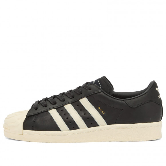 Men's Adidas X Willy Chavarria Superstar Shoes in Core Black/Off White/Gold Met. | Size: UK 7.5 | Rubber/Leather | END Clothing - shopify_US_11100123660626