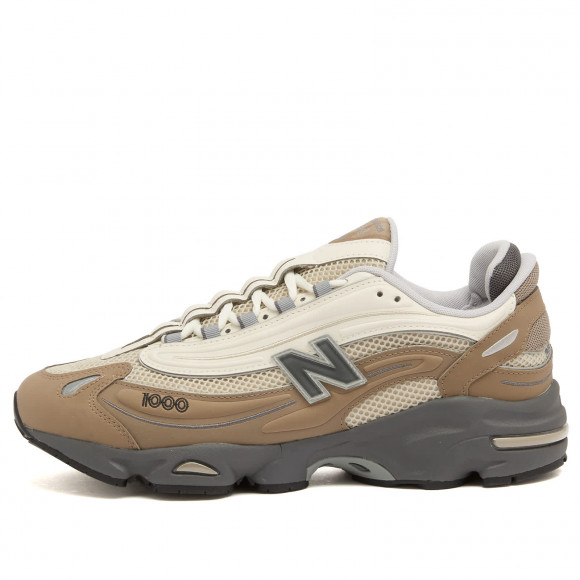 New Balance 1000 Sneakers in Mushroom | Size: UK 8 | Suede/Mesh/Rubber | END Clothing - shopify_US_11100125036882