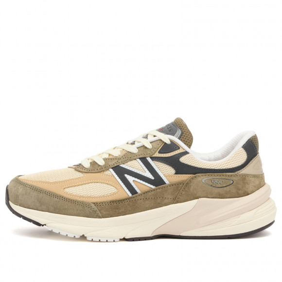 New Balance 990V6 Sneakers in Dark Camo | Size: UK 4.5 | Suede/Mesh/Rubber | END Clothing - shopify_US_11100125495634