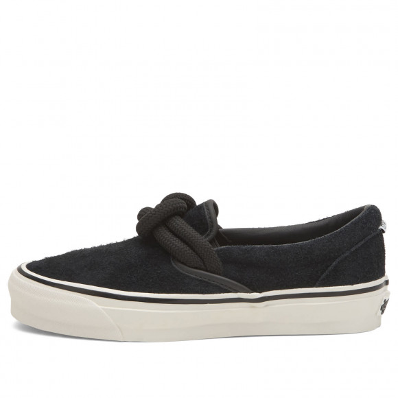 Women's Vans Otw Knot Classic Slip-On 98 Shoes in Black/Off White | Size: UK 6.5 | Suede/Rubber | END Clothing - shopify_US_11100134998354