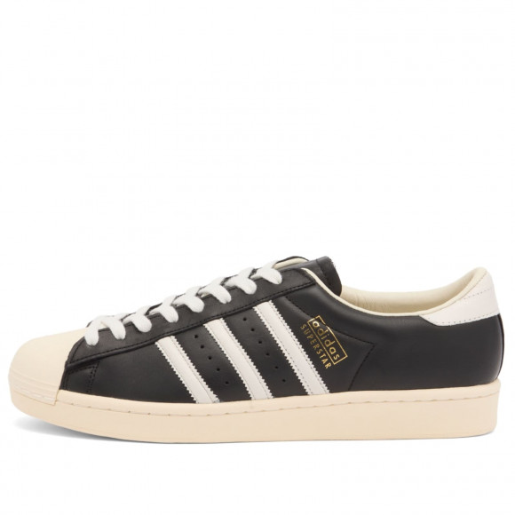 Adidas Superstar Vintage Shoes in Black/White/Cream White | Size: UK 10.5 | Leather/Rubber | END Clothing - shopify_US_11100142862674
