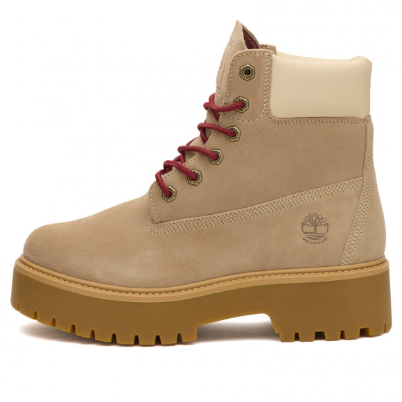 Women's Timberland 6" Waterproof Boot in Taupe Suede | Size: UK 8 | Leather/Rubber/Eva | END Clothing - shopify_US_11100143944018