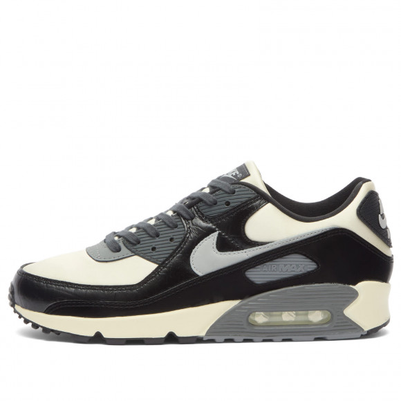 Nike Air Max 90 Qs Sneakers in Sail/Lightt Smoke Grey/Black | Size: UK 5 | Rubber/Eva | END Clothing - shopify_US_11100145189202