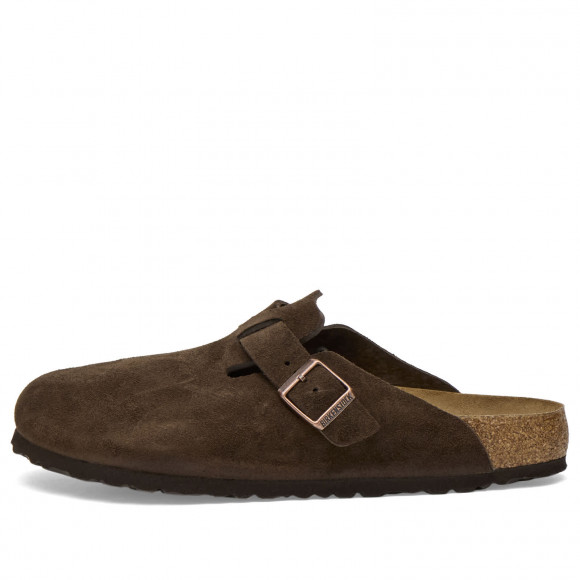 Birkenstock Boston Sfb in Mocha Suede | Size: UK 4.5 | Suede/Eva | END Clothing - shopify_US_11100151841106