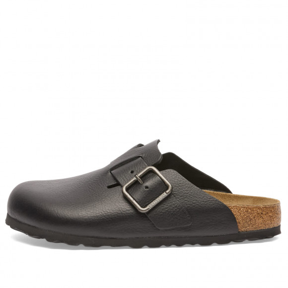 Men's Birkenstock Boston Shoes in Black Vintage Wood | Size: UK 9 | Leather/Eva | END Clothing - shopify_US_11100160000338