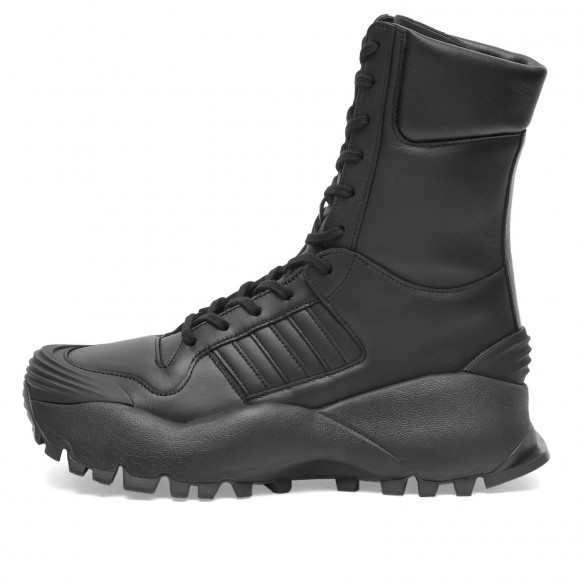 Adidas X Willy Chavarria Forum Boot Mid Sneakers in Core Black/Carbon | Size: UK 11 | Rubber/Leather | END Clothing - shopify_US_11100164227410