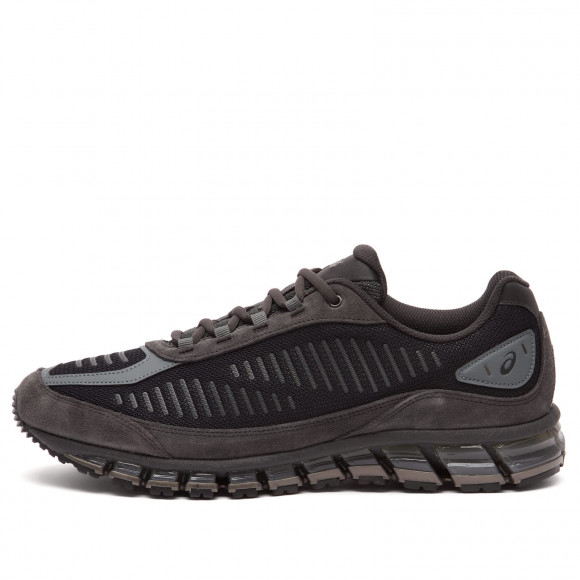 Asics Gel-Quantum 360 I Amp Sneakers in Black/Graphite Grey | Size: UK 8 | Suede/Mesh/Rubber | END Clothing - shopify_US_11100166783314