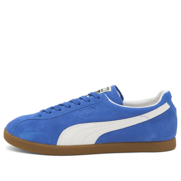 Puma Brasil Sneakers in Vivid Blue/ White | Size: UK 7 | Leather/Suede/Rubber | END Clothing - shopify_US_11100170453330