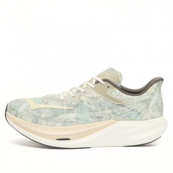 Men's Hoka One One X John Elliot Rocket X3 Sneakers in White | Size: UK 8 | Mesh/Rubber/Foam | END Clothing - shopify_US_11100170551634