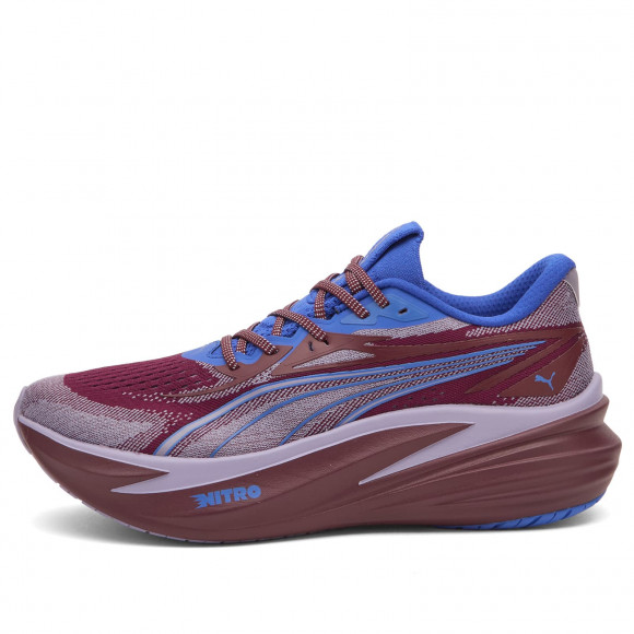 Men's Puma Running Magmax Nitro 2 Sneakers in Ruby Shimmer/Royal Sapphire | Size: UK 6.5 | Mesh/Foam | END Clothing - shopify_US_11100170977618