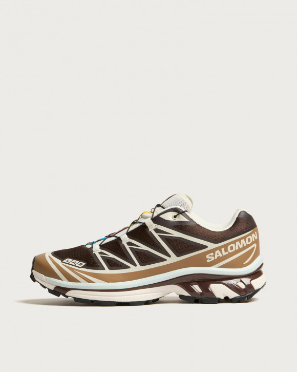 Salomon Xt-6 Sneakers in Black Coffee/Burro | Size: UK 12 | 100% Synthetic | END Clothing - shopify_US_11100174090578