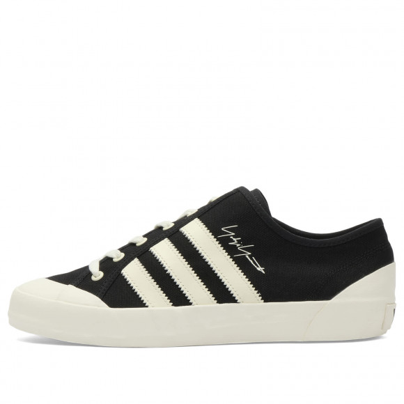 Men's Y-3 Adria Sneakers in Black/Off White | Size: UK 11 | Leather/Rubber | END Clothing - shopify_US_11100182970706