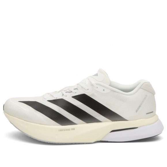 Men's Adidas Adizero Boston 13 Sneakers in Ftwr White/Core Black/Dash Grey | Size: UK 8 | Mesh/Rubber/Foam | END Clothing - shopify_US_11100186640722