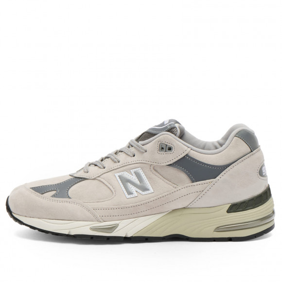 Men's New Balance 991V1 Sneakers - Made In Uk in Dove | Size: UK 4 | Suede/Rubber | END Clothing - shopify_US_11100192080210