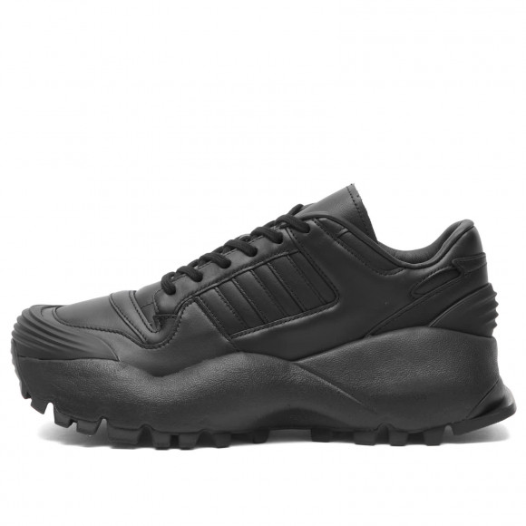 Adidas X Willy Chavarria Forum Combat Sneakers in Core Black/Carbon | Size: UK 6 | Leather/Rubber | END Clothing - shopify_US_11100192768338