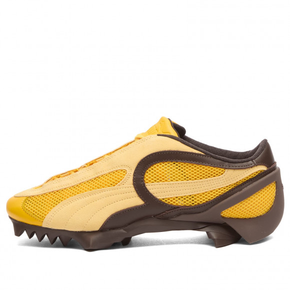 Puma Beisser Sneakers in Yellow Sizzle | Size: UK 4 | Suede/Mesh/Leather | END Clothing - shopify_US_11100193587538
