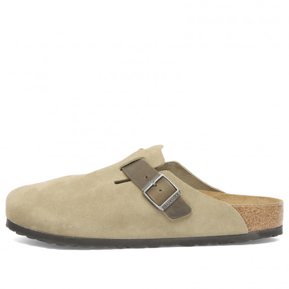 Men's Birkenstock Boston Shoes in Faded Khaki Suede/Leather | Size: UK 9 | Leather/Suede/Eva | END Clothing - shopify_US_11100195520850