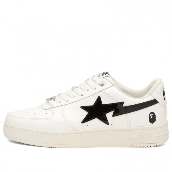 Men's A Bathing Ape Bape Sta #2 Shoes in White | Size: UK 10 | Leather/Rubber/Eva | END Clothing - shopify_US_11100195553618
