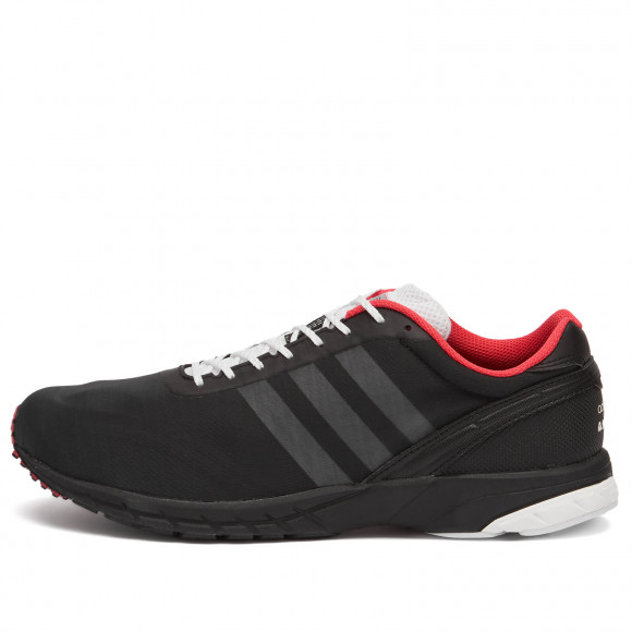 Adidas Adizero Adios Og Sneakers in Core Black/Ftwr White/Bright Red | Size: UK 12 | Suede/Mesh/Rubber | END Clothing - shopify_US_11100195651922