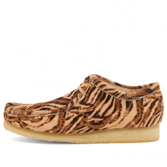 Men's Clarks Originals Wallabee Shoes in Tiger Print | Size: UK 9.5 | Leather/Rubber/Eva | END Clothing - shopify_US_11100218458450