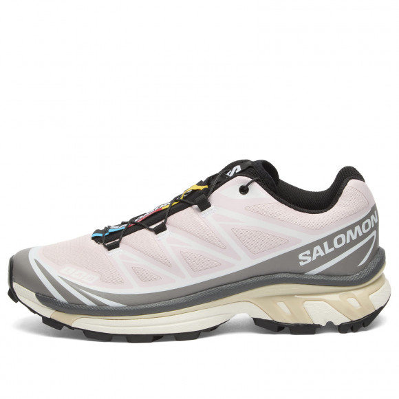 Women's Salomon Xt-6 Sneakers in Cloudburst/Icy Pink/Tapioca | Size: UK 10.5 | 100% Mesh | END Clothing - shopify_US_11100219539794