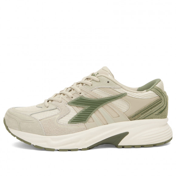 Men's Diadora Mythos Star Sneakers in Silver Green/Bronze Green | Size: UK 7 | Leather/Mesh/Rubber | END Clothing - shopify_US_11100224520530