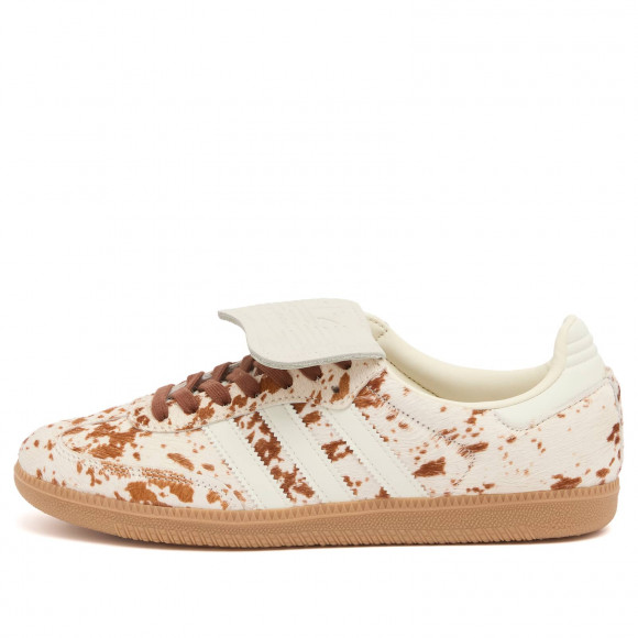 Women's Adidas Samba Lt Cow Print Sneakers in Off White/Lucid Pink/Gum | Size: UK 6 | Leather/Rubber | END Clothing - shopify_US_11100227240274