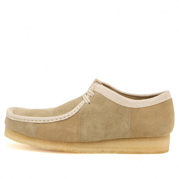 Men's Clarks Originals Patchwork Wallabee Shoes in Maple Stripe | Size: UK 9 | Suede/Rubber/Eva | END Clothing - shopify_US_11100229665106