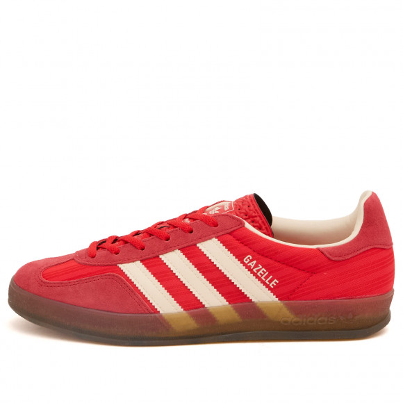Adidas Gazelle Indoor Sneakers in Red/Better Scarlet/Cream White | Size: UK 11 | Leather/Suede/Rubber | END Clothing - shopify_US_11100229960018
