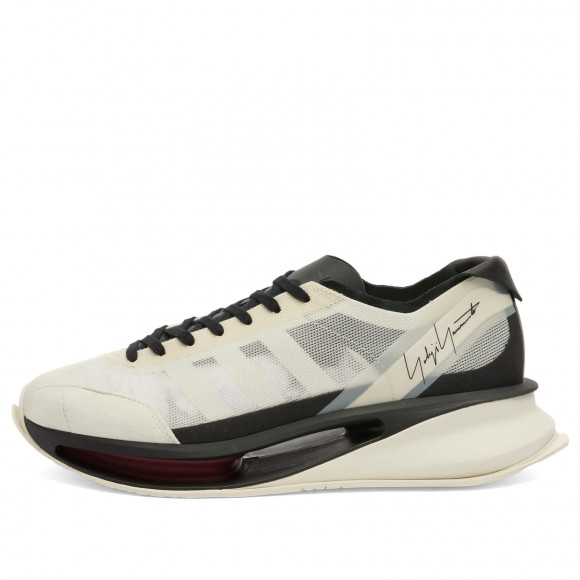 Men's Y-3 Gendo Run Sneakers in White | Size: UK 7 | Leather/Suede/Mesh | END Clothing - shopify_US_11100230484306