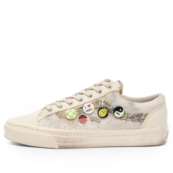 Vans Lx Old Skool 36 Sneakers in Souvenir Oatmeal | Size: UK 3.5 | Leather/Canvas/Foam | END Clothing - shopify_US_11100233007442