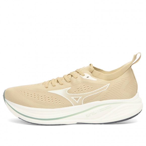 Men's Mizuno Running Neo Zen 2 Sneakers in Pale Khaki/Snow White/Granite Green | Size: UK 8 | Mesh/Rubber/Eva | END Clothing - shopify_US_11100269216082