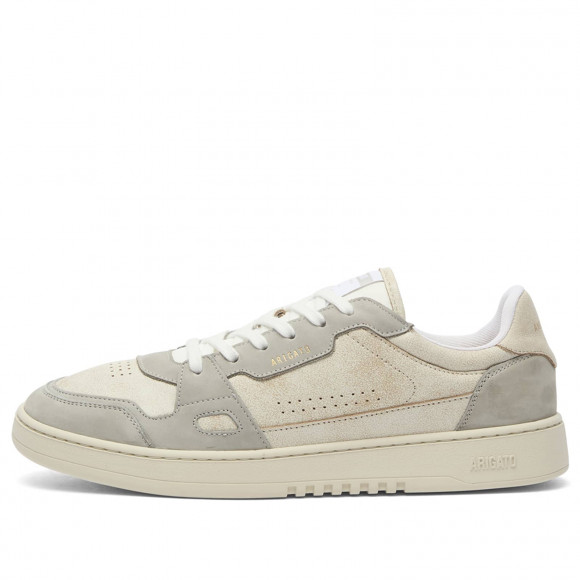 Men's Axel Arigato Dice Lo Sneakers in Beige/Light Grey | Size: UK 8 | Cotton/Leather/Suede | END Clothing - shopify_US_11100272525650