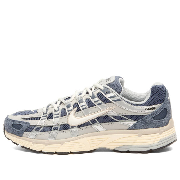Nike P-6000 Sneakers in Blue/Ivory/Smoke Grey | Size: UK 5 | Leather/Mesh/Rubber | END Clothing - shopify_US_11100273148242