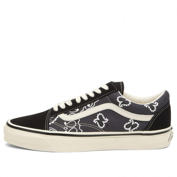 Men's Vans Lx Old Skool Sneakers in Bandana Black | Size: UK 5 | Canvas/Suede/Rubber | END Clothing - shopify_US_11100275114322