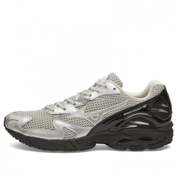 Men's Mizuno Wave Rider 10 Sneakers in Harbor Mist/Silver/Black | Size: UK 8 | Mesh/Rubber | END Clothing - shopify_US_11100276752722