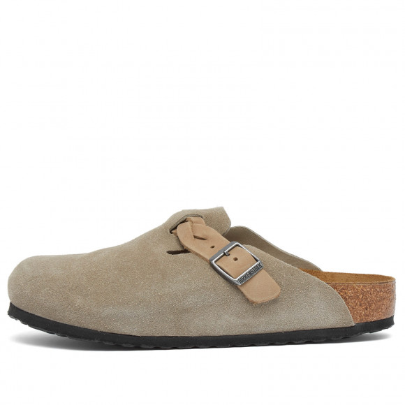Women's Birkenstock Boston Braided in Taupe | Size: UK 5.5 | Leather/Suede/Eva | END Clothing - shopify_US_11100312600914