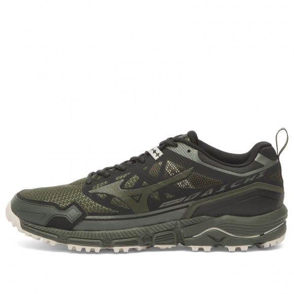 Men's Mizuno Wave Daichi Ls Sneakers in Forest Night/Black/Silver Birch | Size: UK 8.5 | Mesh/Rubber | END Clothing - shopify_US_11100313125202