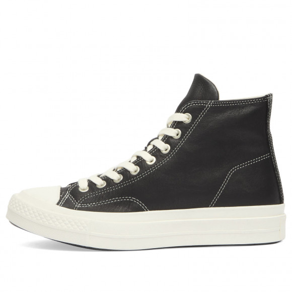Converse First String Chuck Taylor All Star Sneakers in Black/Snow White | Size: UK 7.5 | 100% Leather | END Clothing - shopify_US_11100314894674